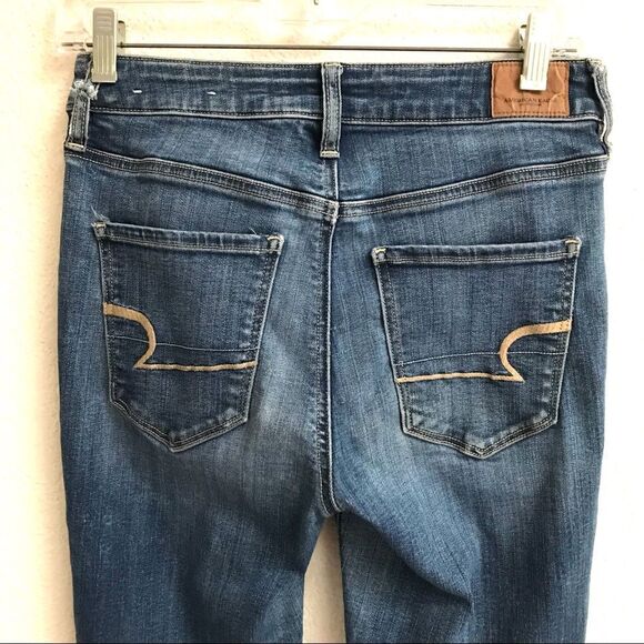 American Eagle Outfitters Super High Rise jegging denim jeans 4 - Picture 3 of 6